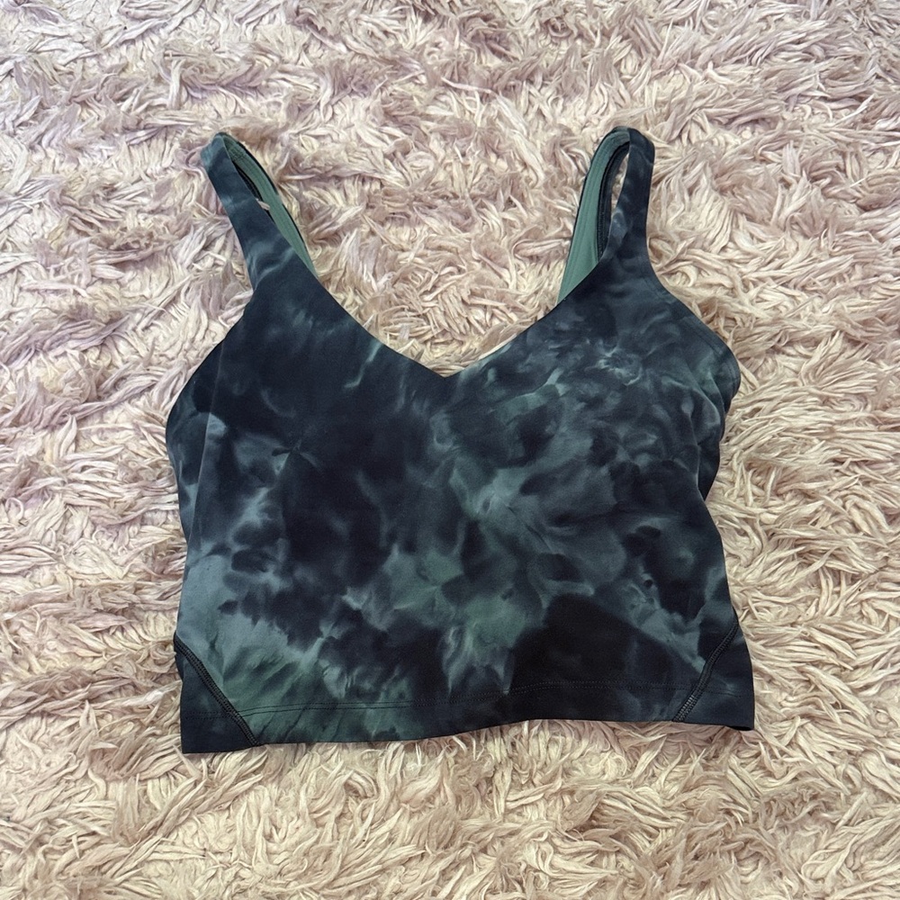 Black Tie-Dye Lululemon Align Tank Top
